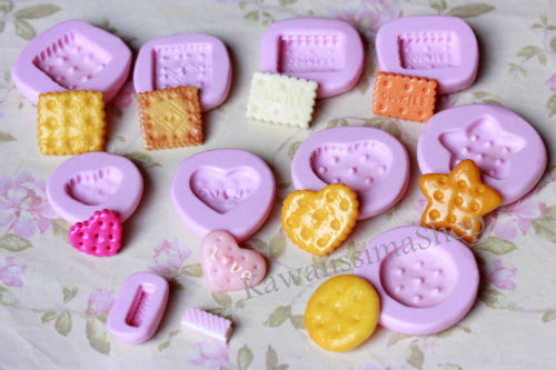 Stampi gomma siliconica set