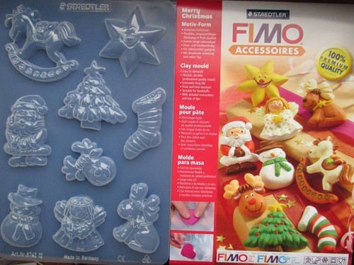 Fimo stampi natale art - fimo,